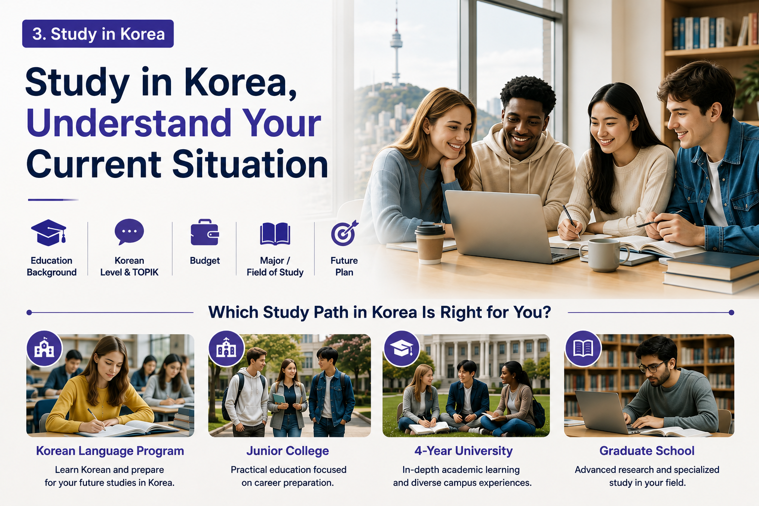 Study in Korea: Understand Your Current Situation - PLYN